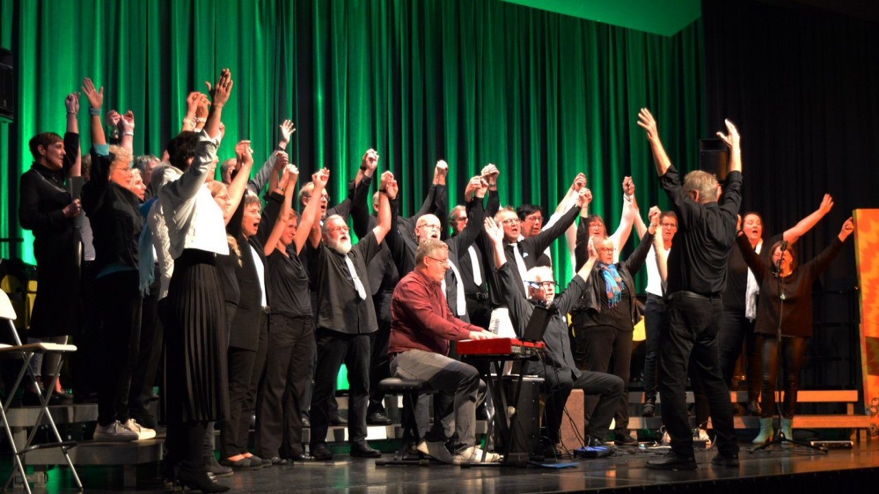 Der Chor Just for Fun freut sich auf ein chorisches Rock- und Popfrühschopppen. von privat