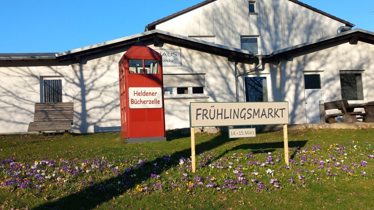 Der Dorfverein Helden lädt zur vierten Auflage des Frühlingsmarkts am Samstag und Sonntag, 14. und 15. März, von 13 bis 17 Uhr ins Dorfhaus „Alte Feuerwehr“ ein. von privat