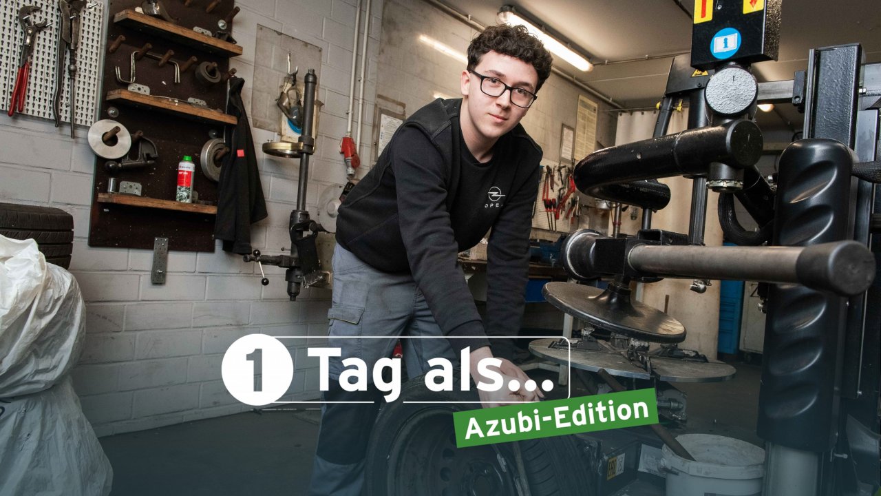 Bei Ein Tag als... Azubi-Edition stellt LokalPlus verschiedene Auszubildende vor. Heute: Leor Ajvazi. von Nils Dinkel