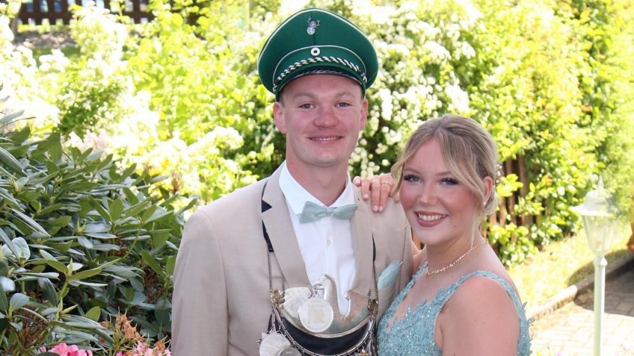 Die Regentschaft des Königspaares Christian Grammel und Kristin Mäteling endet. von privat