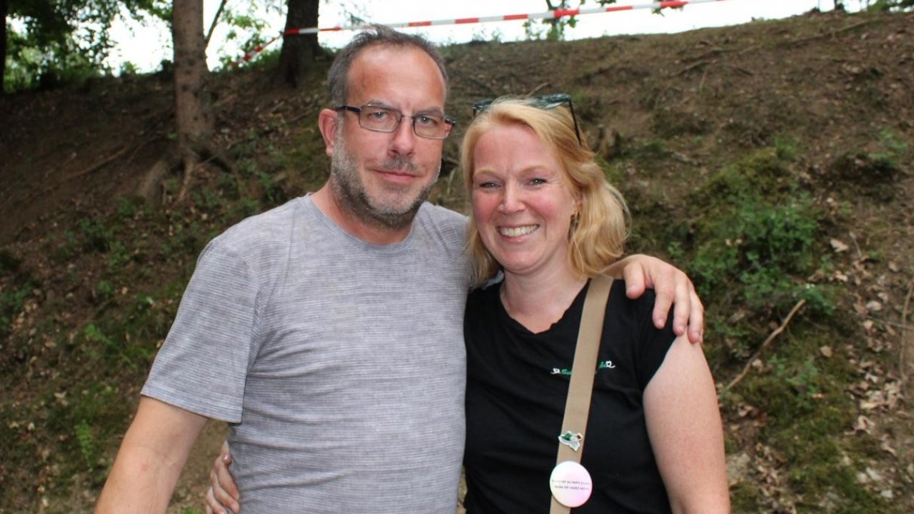 Das neue Königspaar von Benolpe: Markus und Sabine Greiten. von Teresa Spies