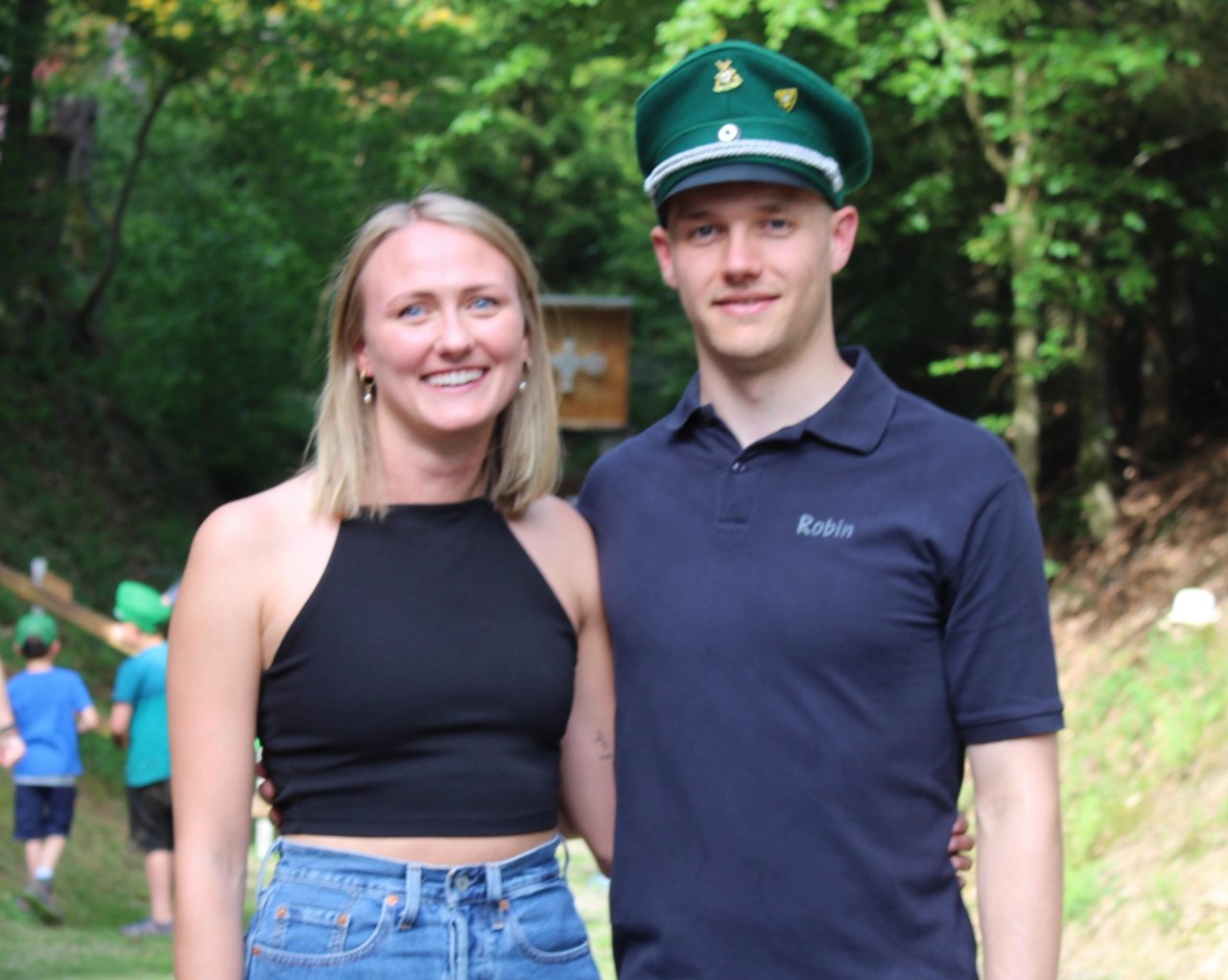 Jungkönig Robin Hatzfeld und Jungkönigin Julia Nies. von Teresa Spies