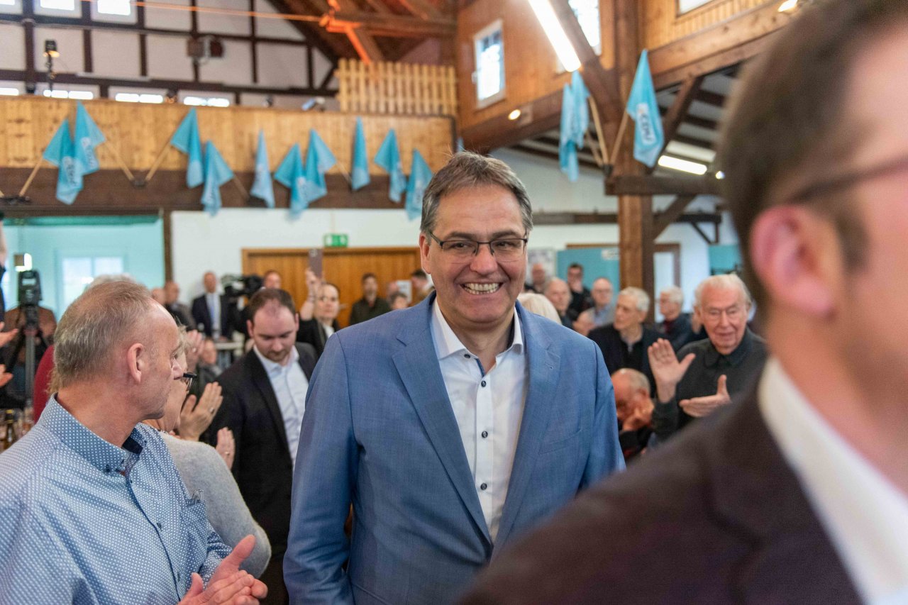 Dr. Peter Liese beim Politischen Aschermittwoch der NRW-Landes-CDU in Kirchveischede. von Nils Dinkel