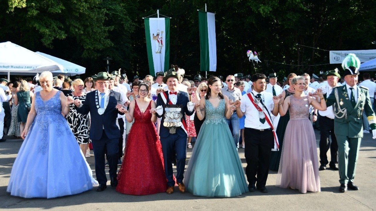 Vier Tage lang wird in Wenden wieder Schützenfest gefeiert. von Nicole Voss