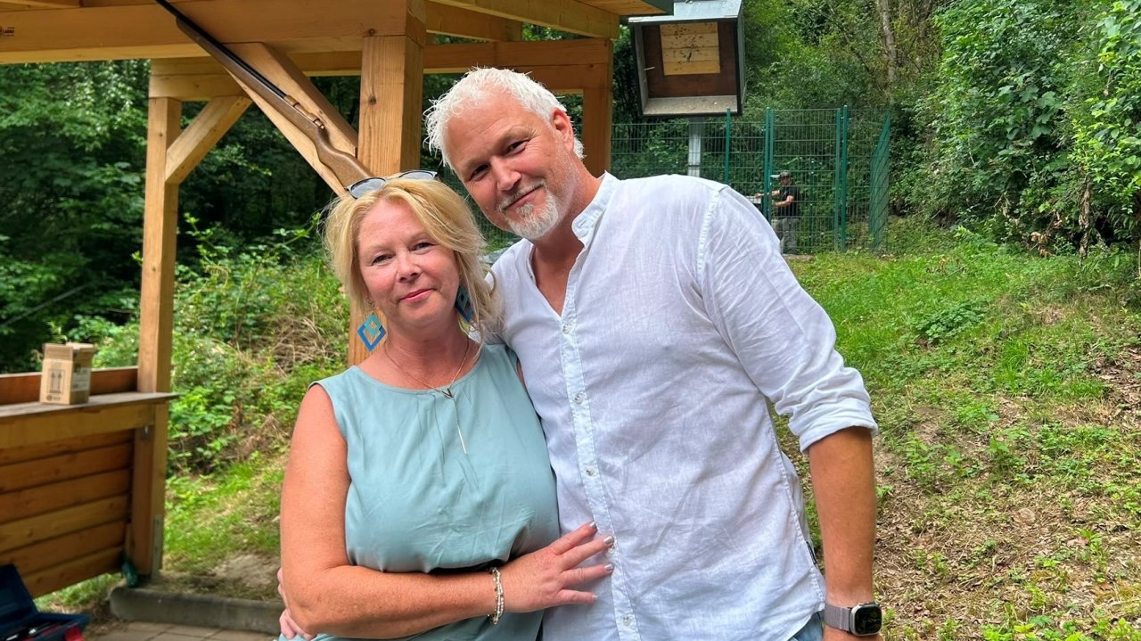 Das neue Königspaar des BSV Finnentrop, Marco und Sandra Vanzo. von Sarah Tillmann
