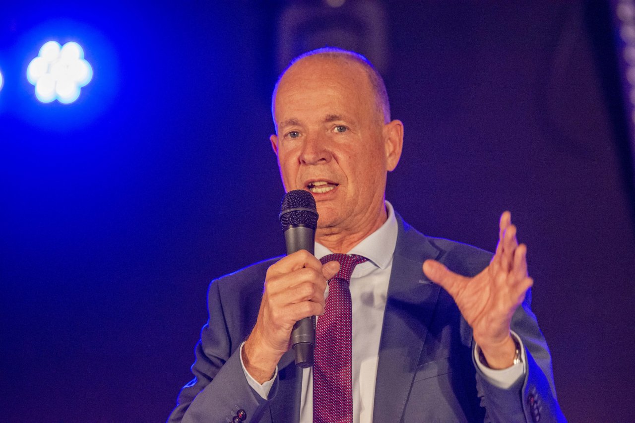 Landrat Theo Melcher bei den Feierlichkeiten zum 105-jährigen Bestehen des TV Langenei/Kickenbach. von TV Langenei/Kickenbach
