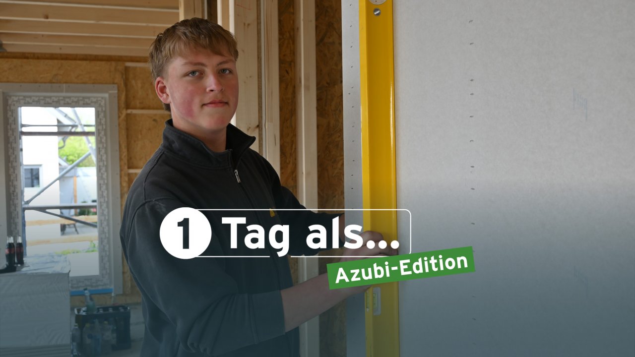 Oskar Brüser macht eine Ausbildung zum Zimmerer bei der Zimmerei Häner. von Jana Becker, Grafik: Ralph Schneider