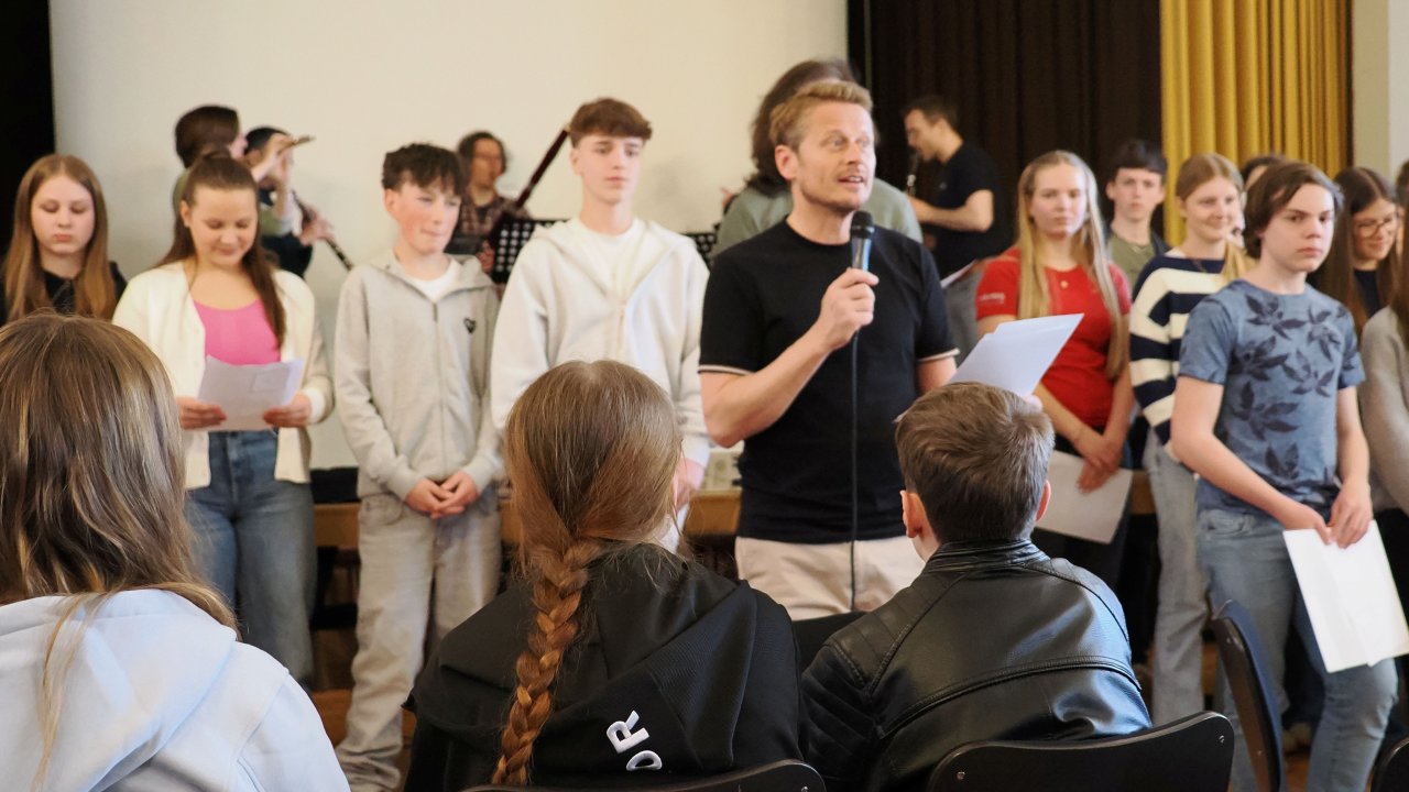 Roman Kniszka am Städtischen Gymnasium Olpe. von privat