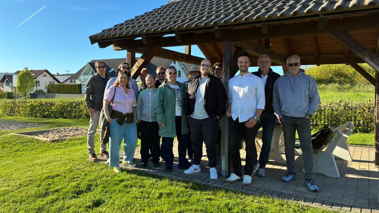 Gruppenfoto nach dem Ortstermin mit der SPD-Fraktion Attendorn. von privat