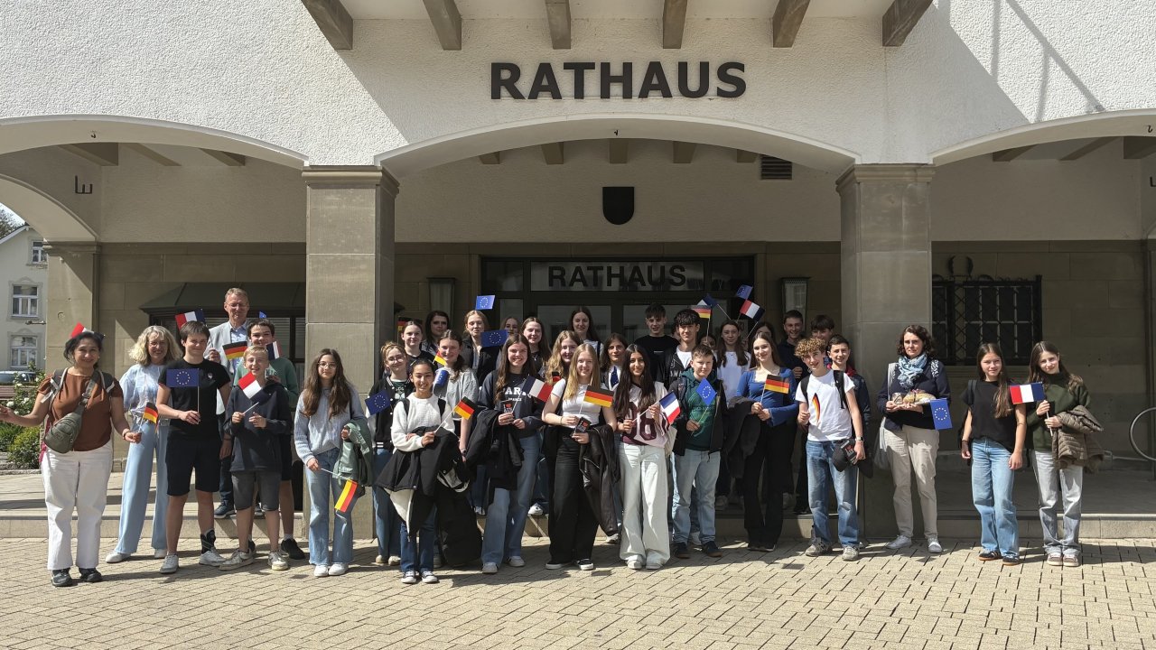 Der erneute Schüleraustausch mit l’Arbresle brachte wieder junge Menschen aus Deutschland und Frankreich in Attendorn zusammen. von Hansestadt Attendorn
