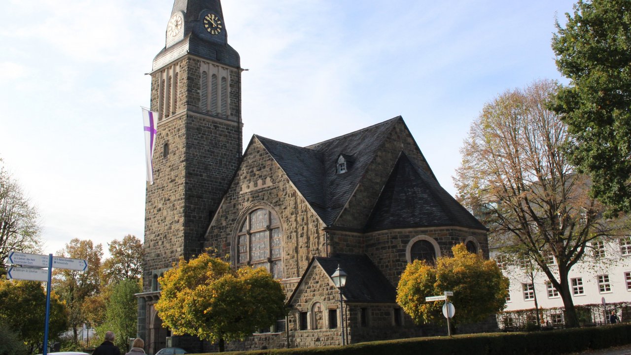 Die evangelische Erlöserkirche in Attendorn. von privat