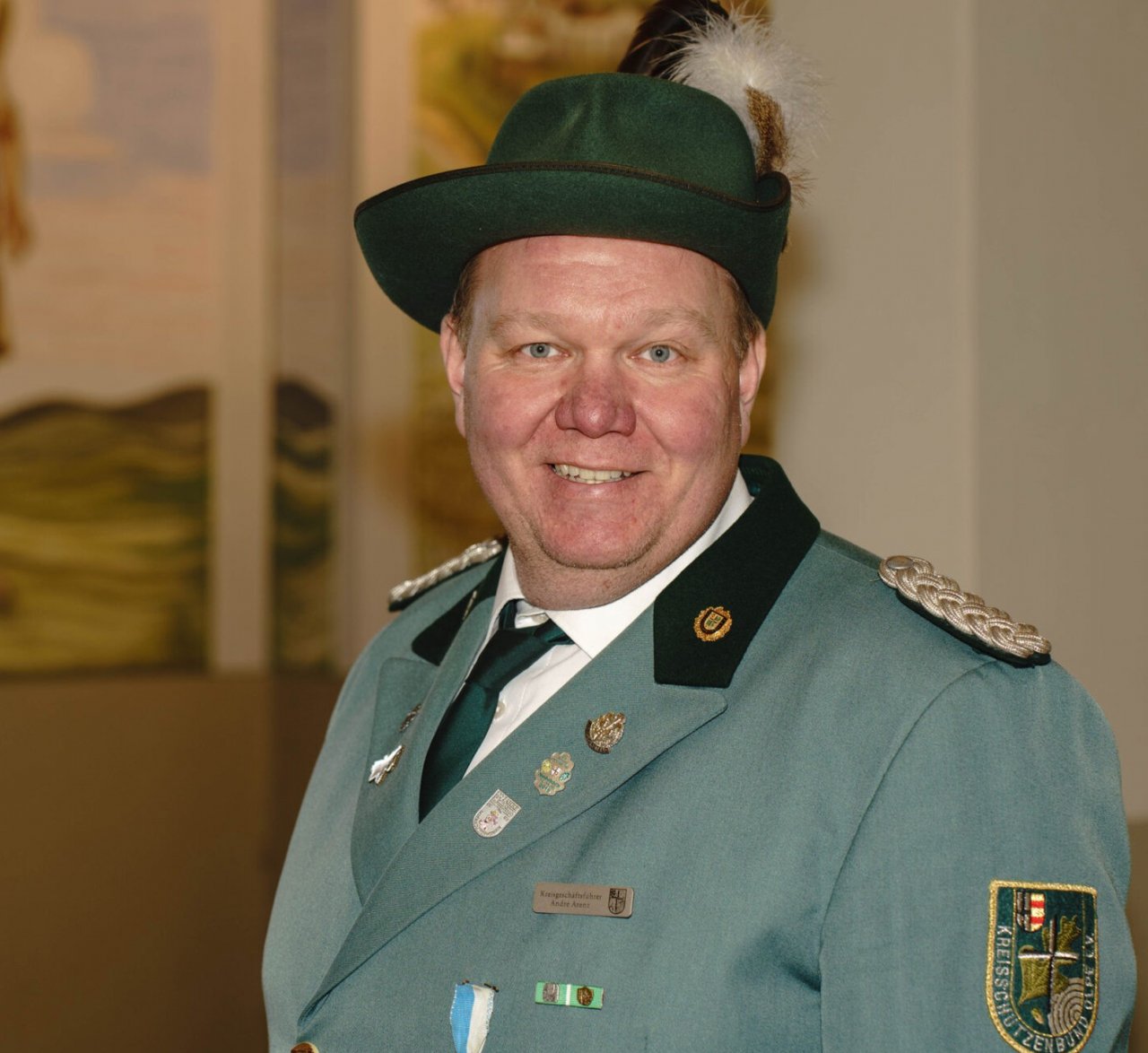 Kreisoberst Andre Arenz. von privat