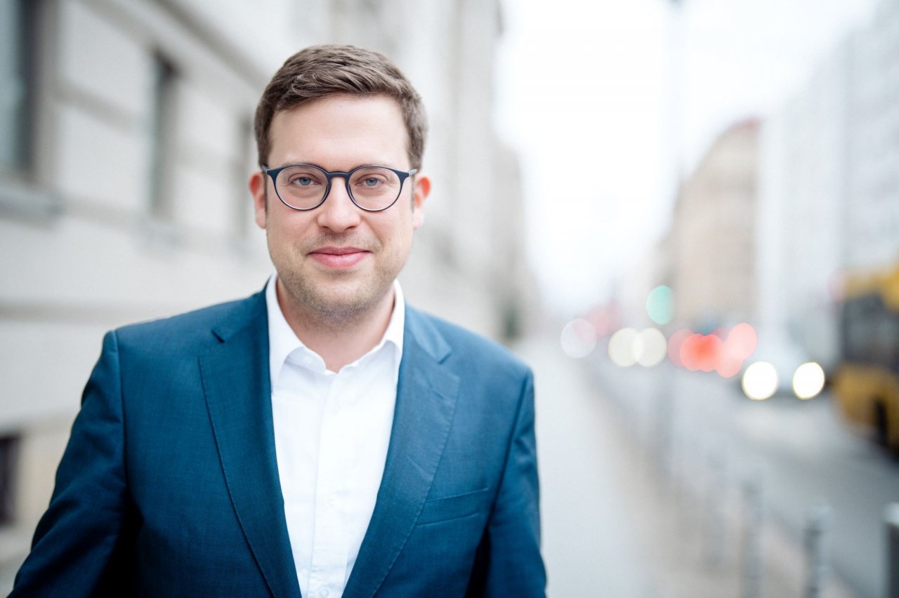 Der Bundestagsabgeordnete Florian Müller (CDU). von Steffen Böttcher