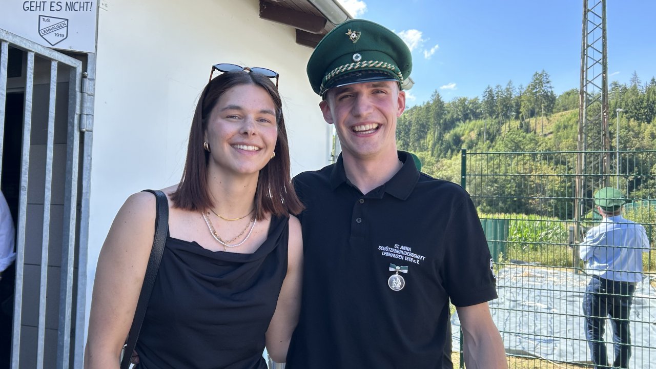 Das neue Königspaar Johannes Schulte und Laura Schellhas. von Sarah Tillmann