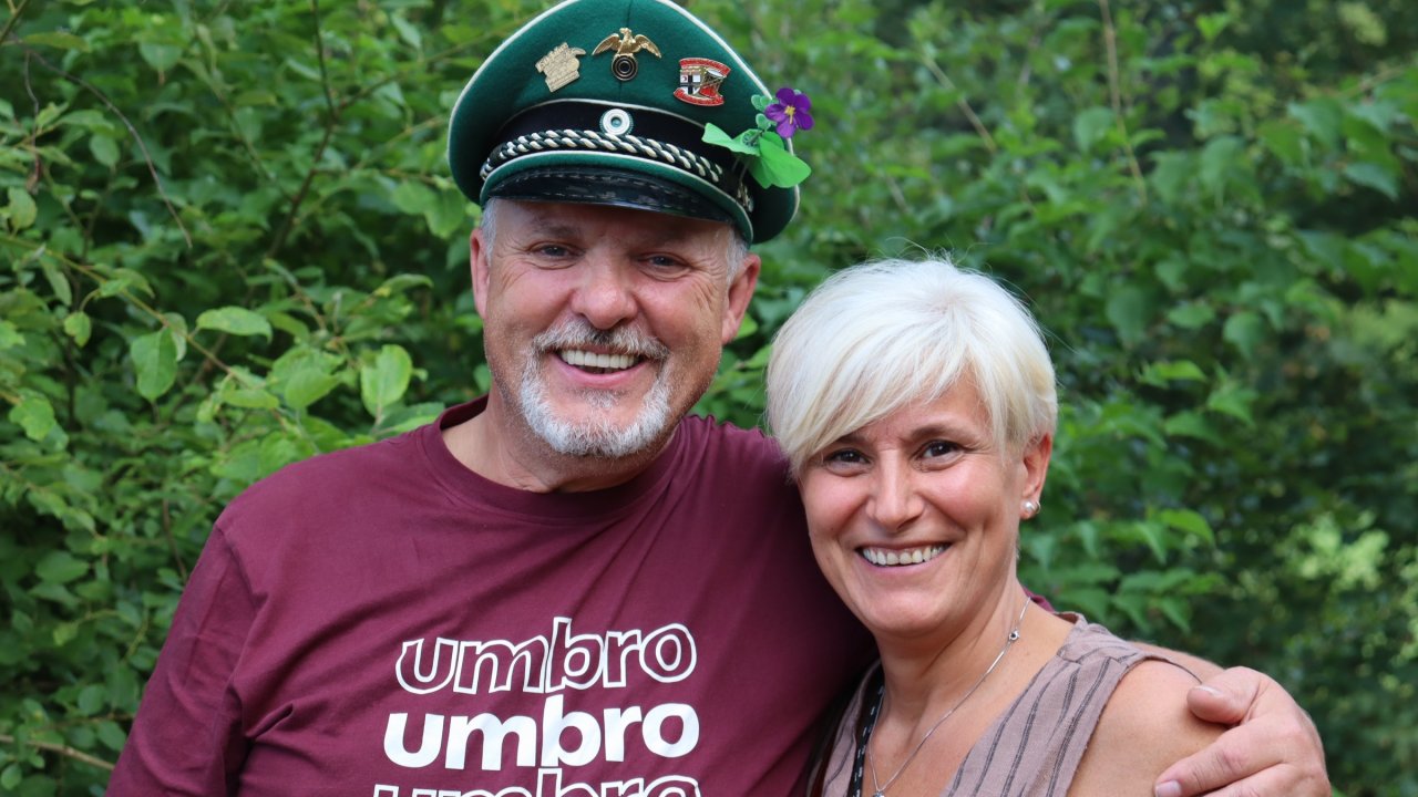 Schützenkönigspaar in Listerscheid: Erwin Weil und Michelina Meudt. von Mona Pospischil