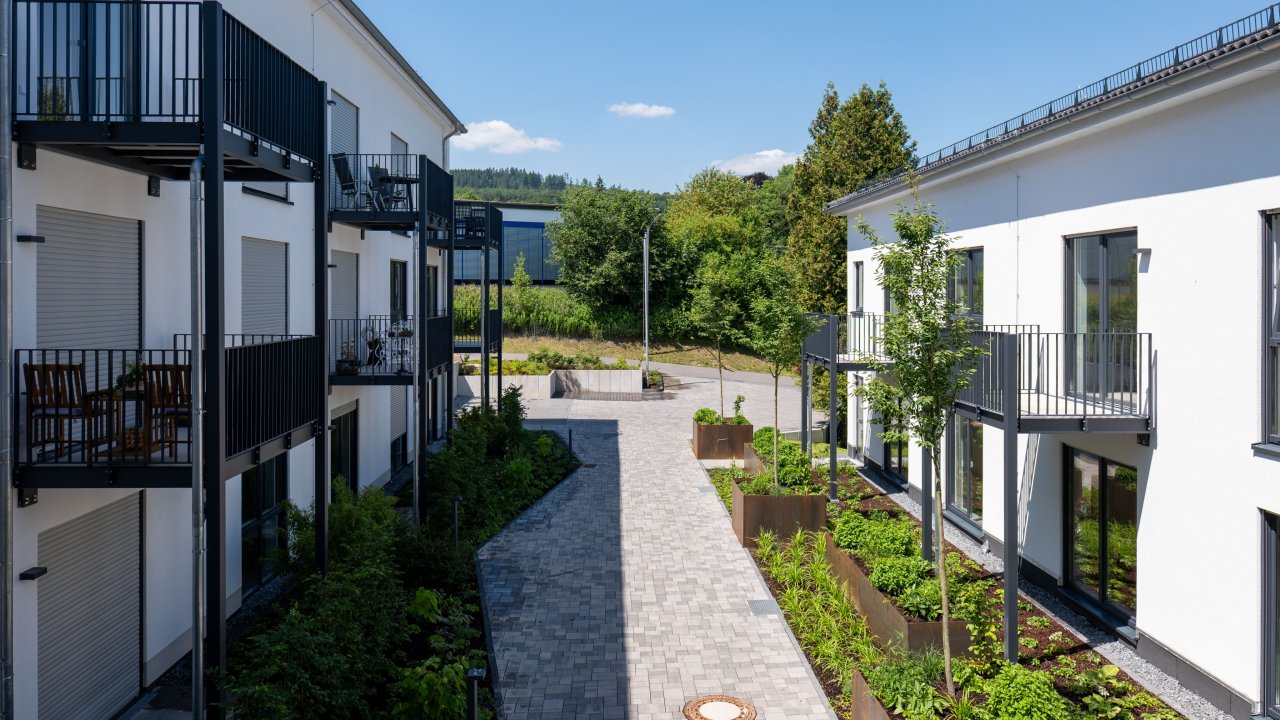 Der neue Wohnpark des Caritasverbands in Südwestfalen ist in Welschen Ennest eröffnet worden. von Caritasverband in Südwestfalen