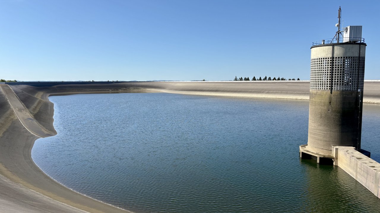 Das Oberbecken in Rönkhausen. von Claudia Wichtmann