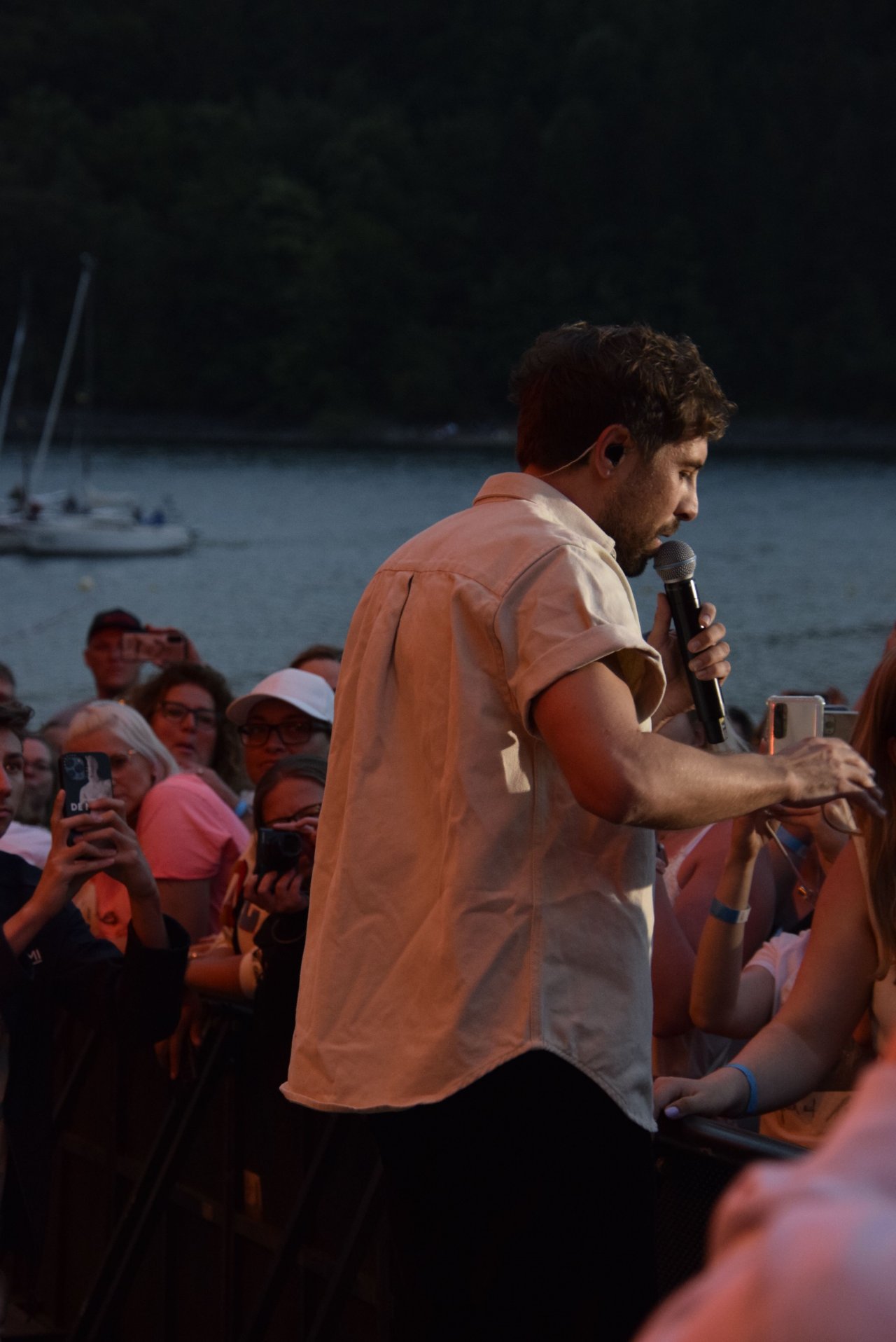 Auch der Auftritt beim Biggesee Open Air ist Max Giesinger in Erinnerung geblieben. von Catriona Rath