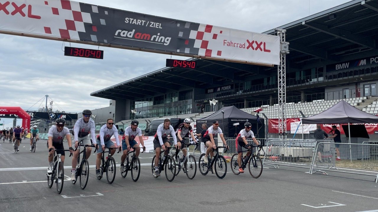 Für die Radsportler des TV Rönkhausen, heißt es auf zur nächsten Runde. von privat