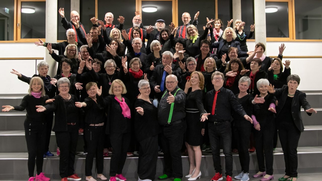 Der Chor „Da Capo“ ist am Sonntag, 30. August, zu Gast im Schrabben Hof. von privat