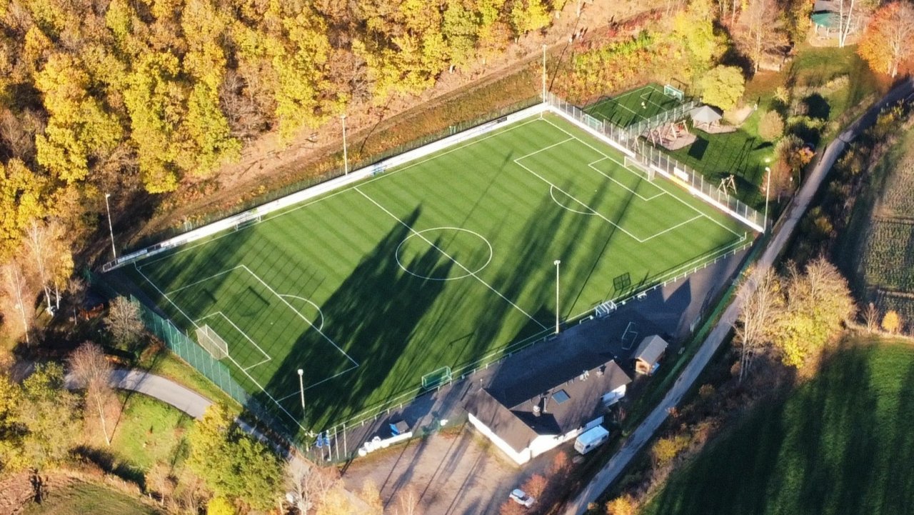 In der VfL-Arena in Heinsberg findet das Sportfest mit Dorfturnier statt. von privat