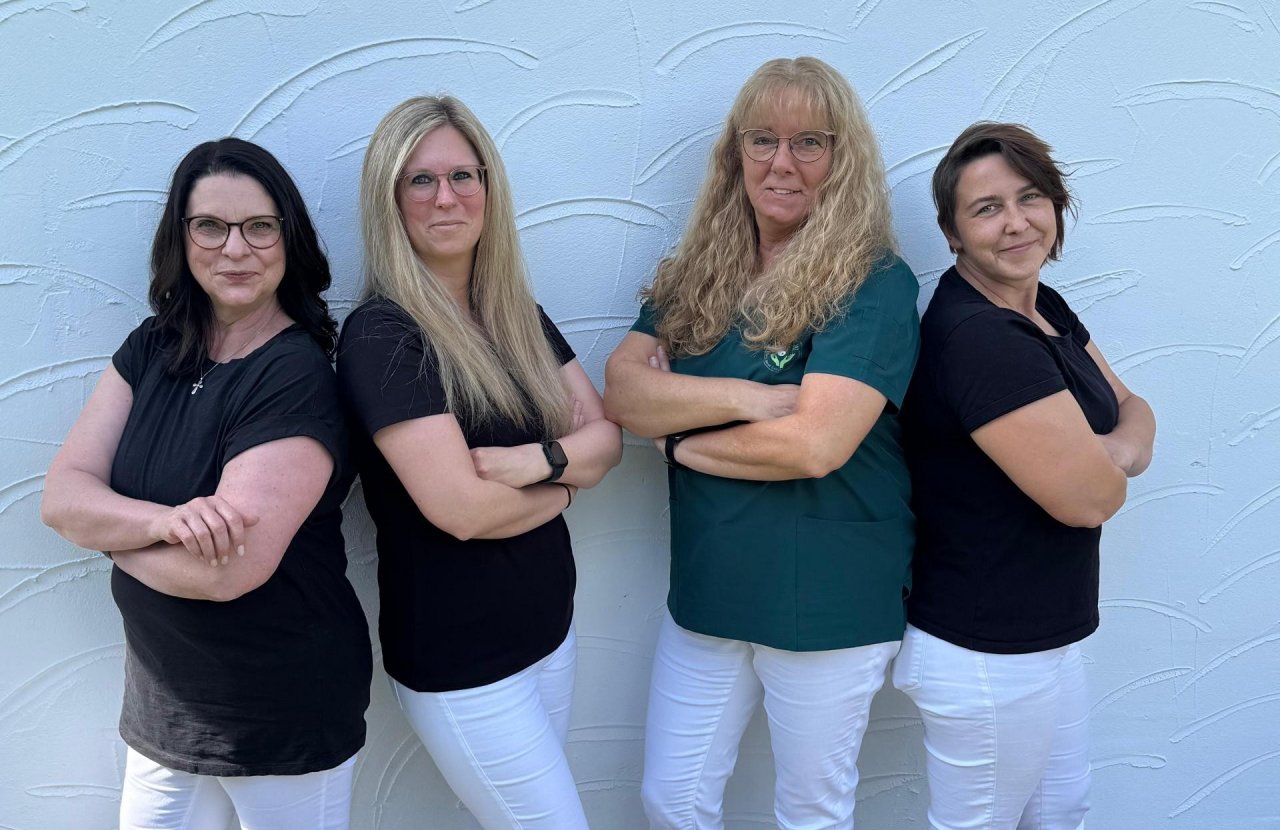 Die neue Teamkonstellation (v. li. n. re.): Miriam Baier, Theresa Blank, Claudia Mund und Sabrina Kämpf. von privat