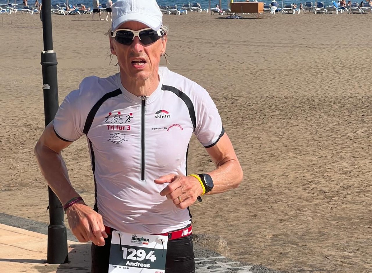 Für Andreas Berndt vom Ski-Club Olpe war die Langdistanz auf Lanzarote eine besondere Herausforderung. von Ski-Club Olpe