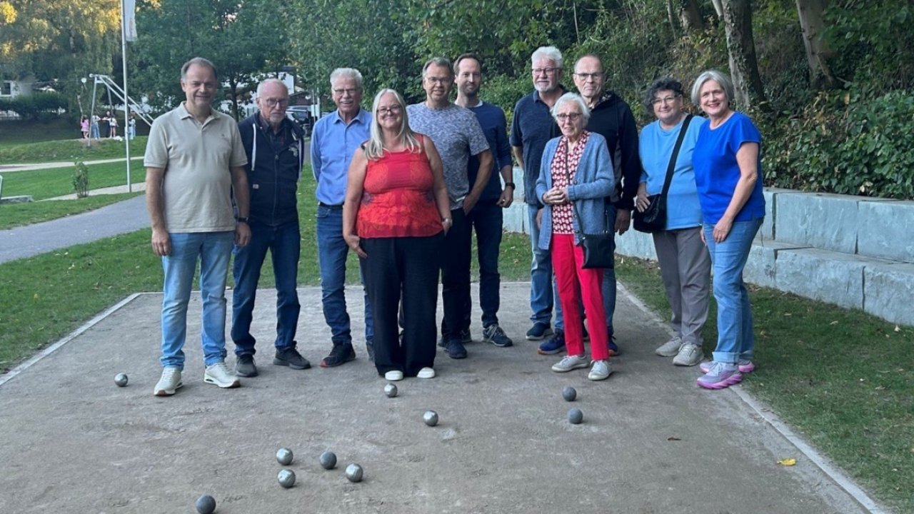 Das erste Bouletreffen von EiL im Veischede-Park in Grevenbrück war ein voller Erfolg. von privat