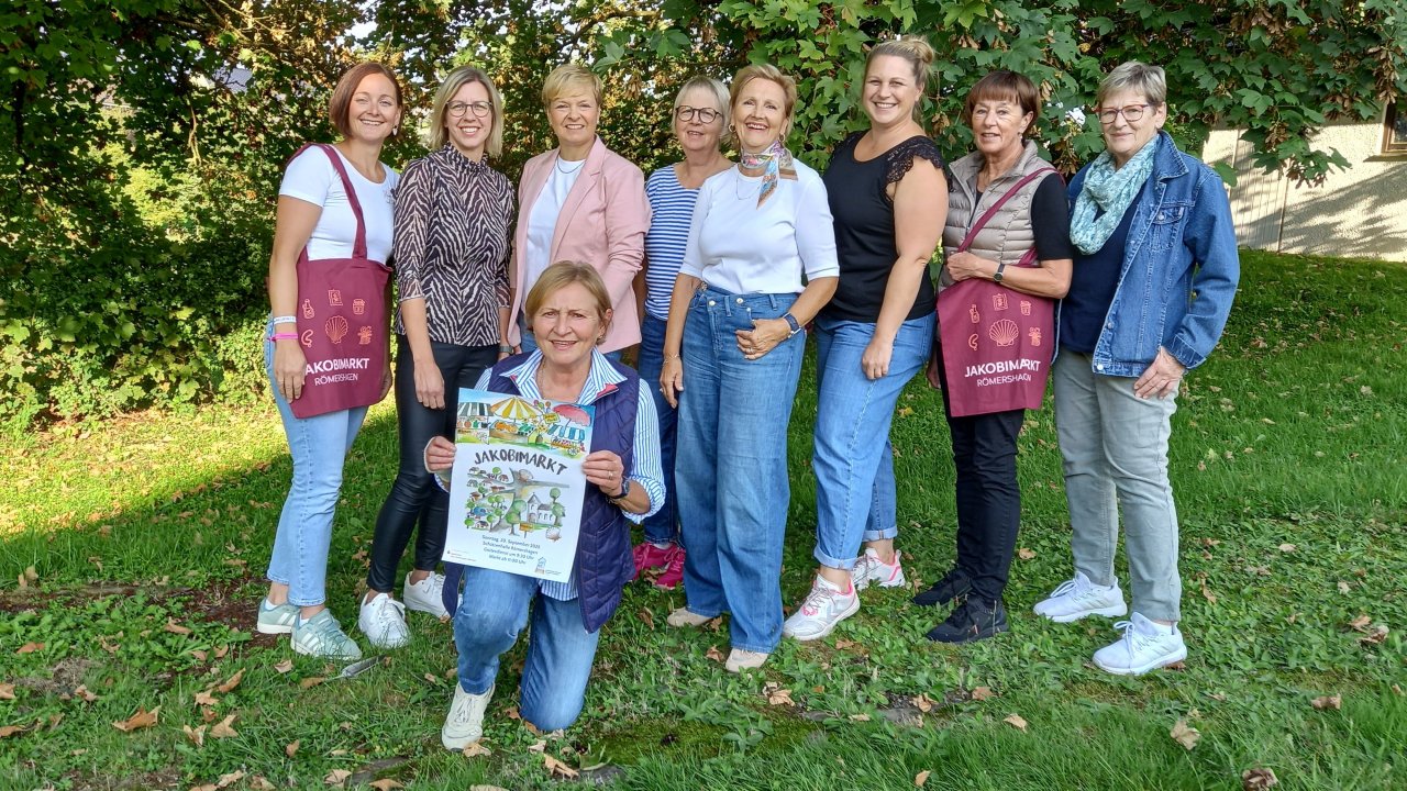 Das Orga-Team freut sich auf den bevorstehenden Jakobimarkt in Römershagen. von privat