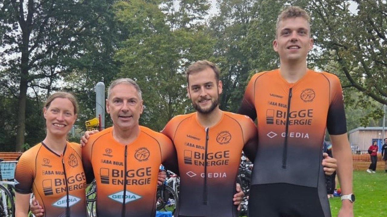 Christine Cordes, Thomas Tippmann, Alex Aymans und Max Wilmes (v.l.). von privat