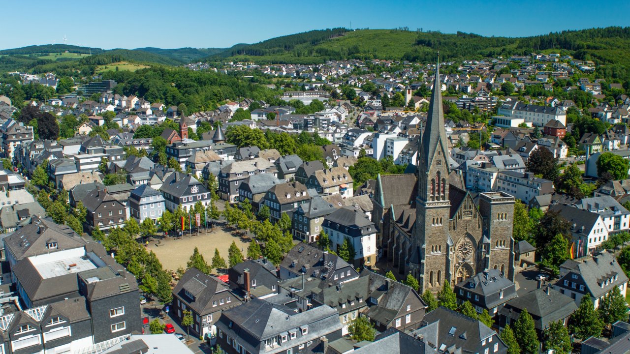 Die Innenstadt von Olpe. von Olpe Aktiv e.V.