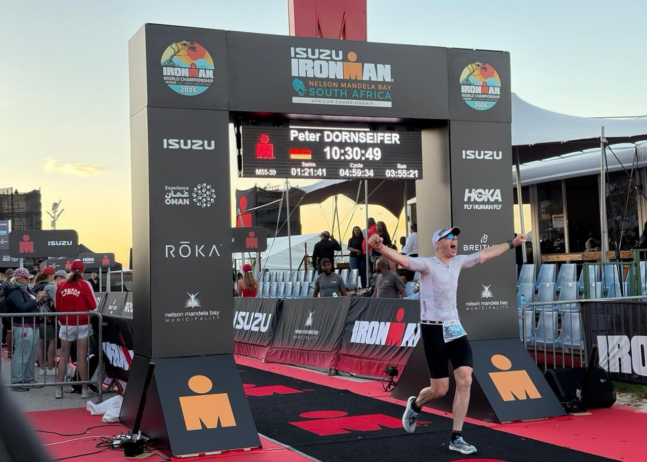 Für Peter Dornseifer ging beim Triathlon in Südafrika ein Traum in Erfüllung. von privat