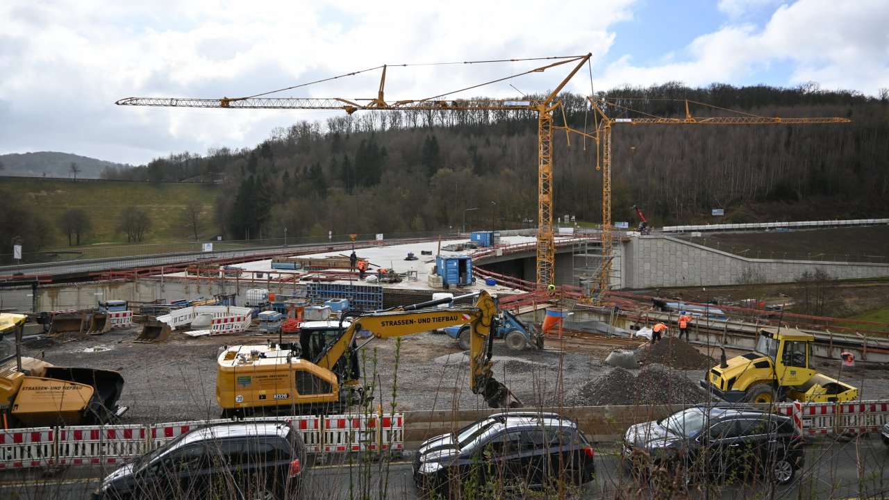 Baustelle der Ihnetalbrücke (Archivfoto) von Jana Becker