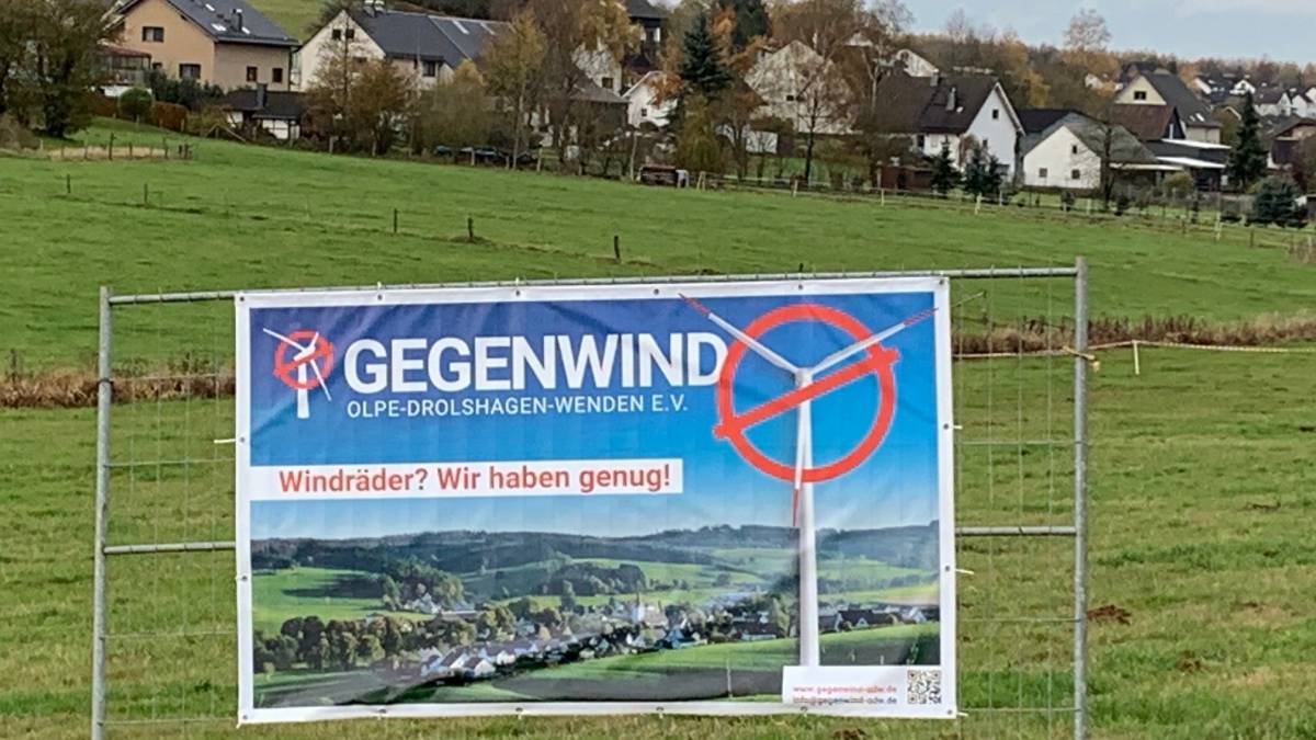 Gegenwind-Banner in Schönau/Altenwenden von privat