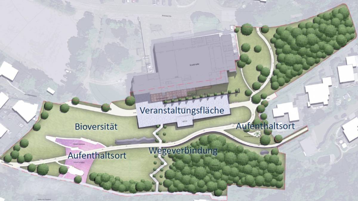 Die detaillierten Planungen zum Bürgerpark wurden im Mai vorgestellt.  von Landschaftsarchitektur Ehrig