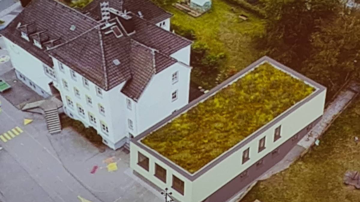 So sieht der Entwurf für einen Neubau, angrenzend an die Grundschule Rönkhausen aus. von privat