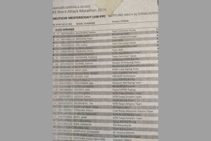 Mountainbike Marathon auf 108 Kilometern