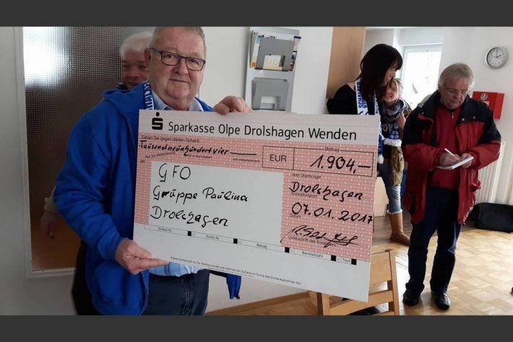 Schalker Freunde Drolshagen unterstützen „Paulina“-Gruppe