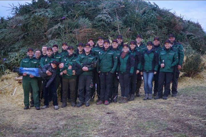 Osterfeuer in Mecklinghausen