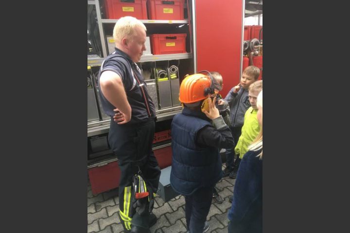 Brandschutzerziehung in der Grundschule Schönholthausen