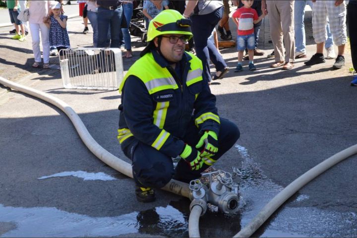 Löschzug II der Gemeinde überzeugt bei Feuerwehrübung