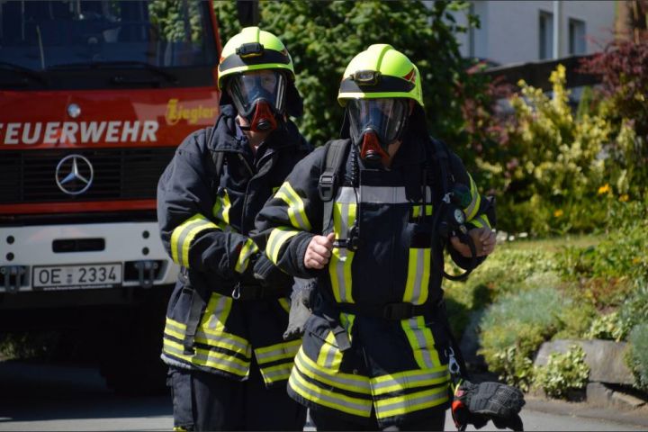 Löschzug II der Gemeinde überzeugt bei Feuerwehrübung