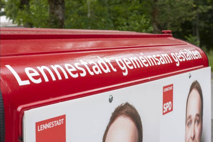 Rollende Litfaßsäule: SPD Lennestadt ist gut für den Wahlkampf gerüstet