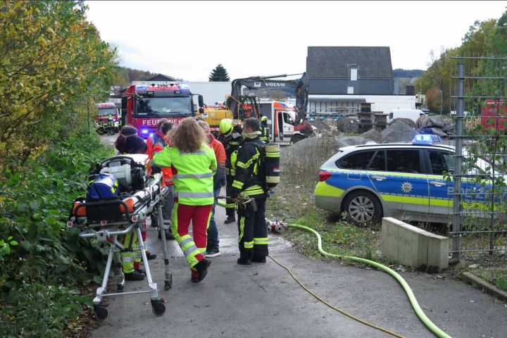 Brand in Olper Asylunterkunft sorgt für Großeinsatz der Feuerwehr