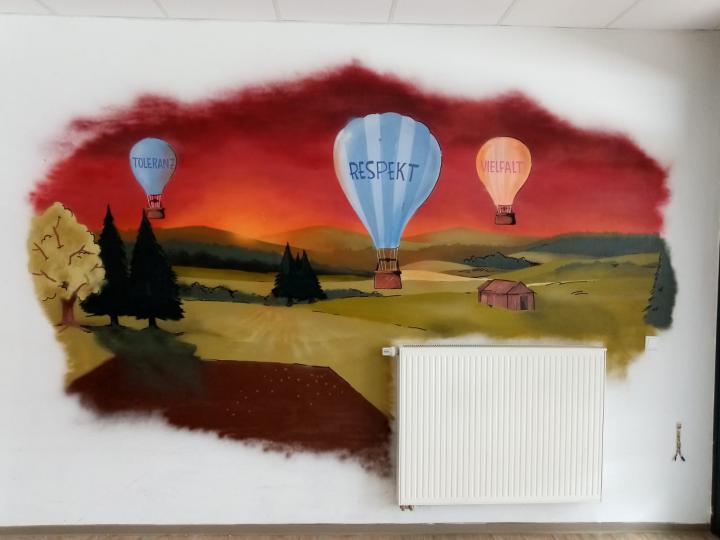 Graffiti-Workshop NewKomma