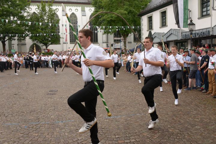 Trillertanz in Attendorn beim Schützenfest 2015.