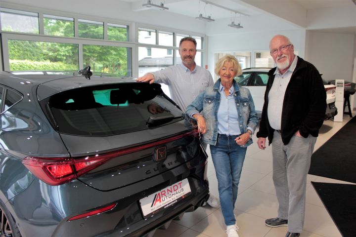 Die Firmengründer Karl-Bernhard und Gabriele Arndt und ihr Sohn Michael.