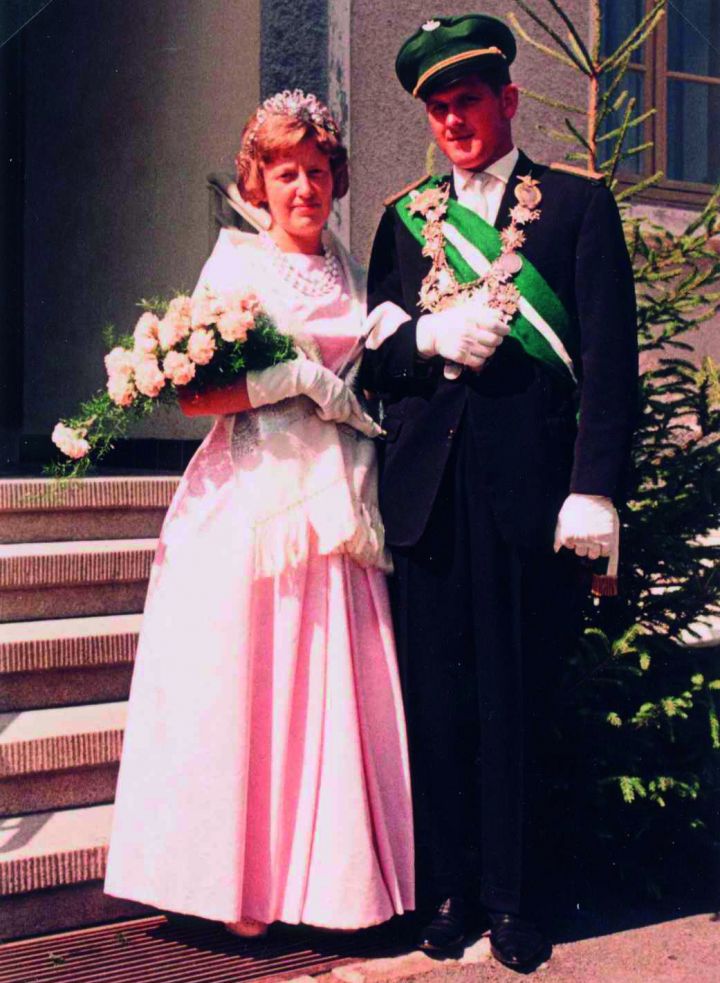 60 Jahre Jubelkönigspaar: Wolfgang † und Anneliese Kujawa