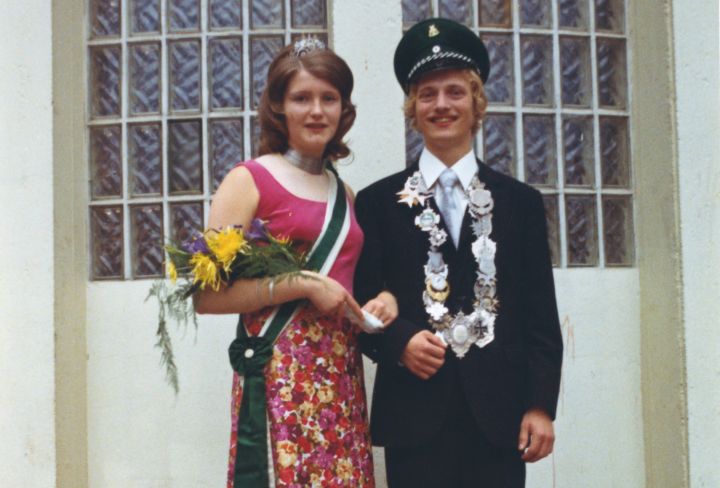 Königspaar 1972 (50 Jahre): Paul Bischoff mit Liesel Baumhoff