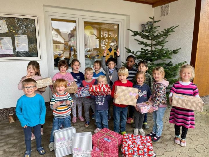 Im Kindergarten St. Severinus Wenden bereiten sich alle auf Weihnachten vor.